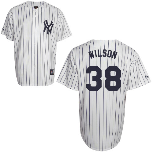 Justin Wilson #38 Youth Baseball Jersey-New York Yankees Authentic Home White MLB Jersey